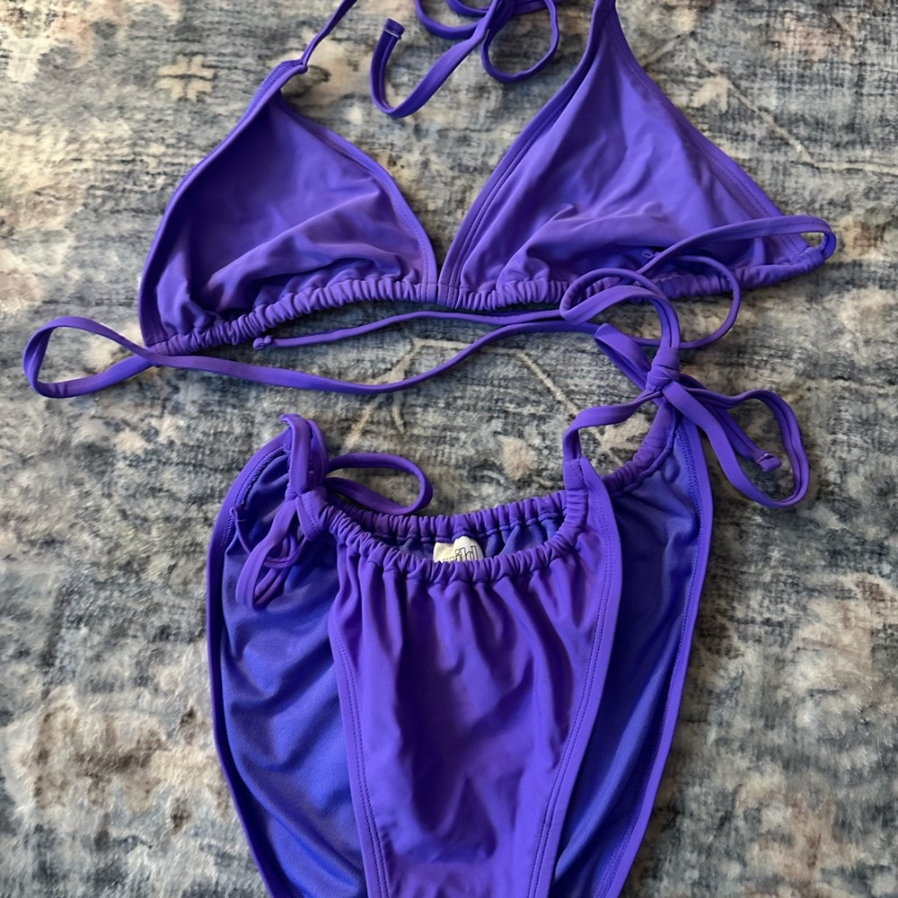 Vibrant Purple Bikini Set